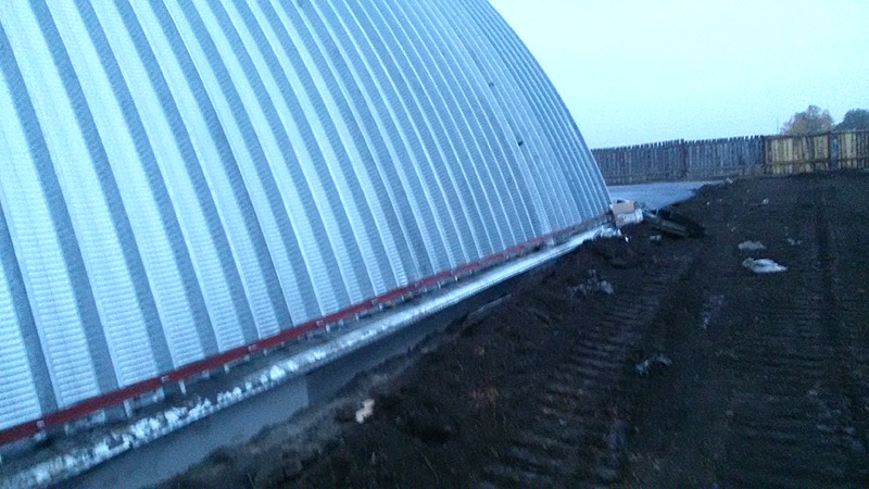 Построенное зернохранилище в Томской области - Ангары Сибири